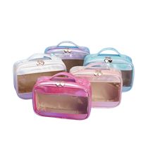 Necessaire Sintética Holográfica Impermeável