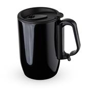 Caneca Inox Parede Dupla 350 ml com base antiderrapante