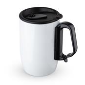 Caneca Inox Parede Dupla 350 ml com base antiderrapante