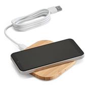 Carregador wireless em bambu