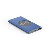 Power bank com carregador wireless em alumínio 100% reciclado e capacidade de 4.000 mAh