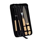 Kit Churrasco 3 Peças com Estojo