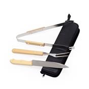 Kit Churrasco 3 Peças com Estojo