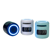 Caixa de Som Multimídia com Relógio