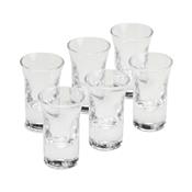 Kit Copo Vidro 30ml 6 Peças