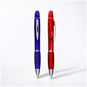 Caneta Plástica Com Marca-Texto