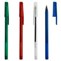 Caneta Plástica com Tampa