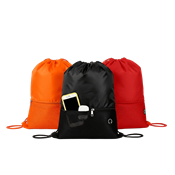 Mochila Saco Confeccionada em Poliéster