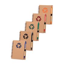 Caderno Ecológico com Caneta.