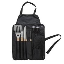 Kit Churrasco 8 Peças Em Estojo de Nylon