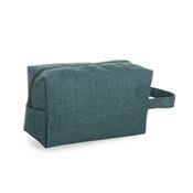 Necessaire de nylon colorido com alça lateral