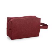 Necessaire de nylon colorido com alça lateral