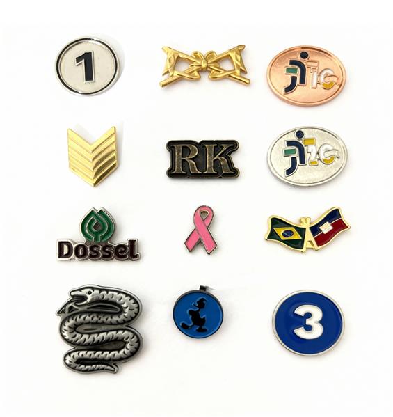 Pin Esmaltado e Recortado de metal