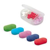 Porta Comprimidos Com 3 Divisórias