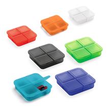 Porta Comprimidos Com 4 Divisórias