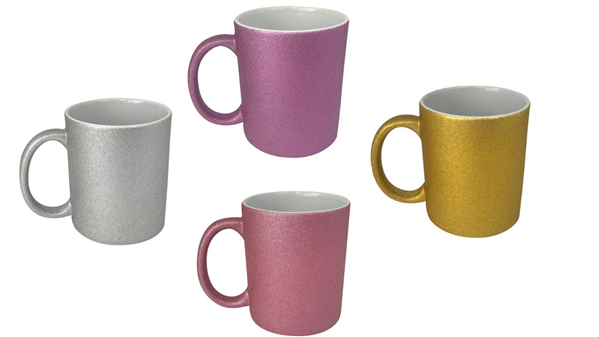 Caneca com  Glitter 325ML
