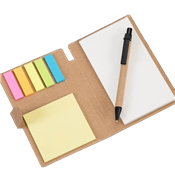 Bloco de Anotações com Autoadesivos em kraft