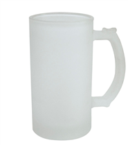 Caneca de chopp de vidro fosco