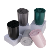 Copo Plástico 350m com tampa