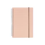 Caderno A5 Plástico 80 Folhas