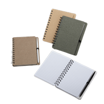 Caderno Kraft B6 com Porta Caneta