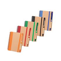 Caderno Com Caneta Ecológico